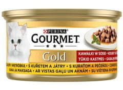 Gourmet Gold Kuře A Játra V Omáčce 85G