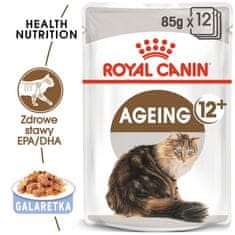 Royal Canin Ageing +12 Krmivo Mokré V Želé Pro Zralé Kočky Sáčky