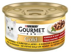 Gourmet Gold Kuře A Játra V Omáčce 85G