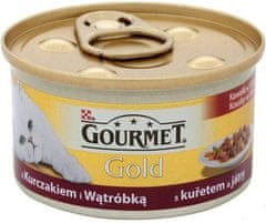 Gourmet Gold Kuře A Játra V Omáčce 85G