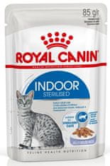 Royal Canin Indoor Sterilised Jelly Krmivo Pro Dospělé Kočky Sterilní 85g