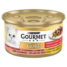 Gourmet Gold Losos A Kuře V Omáčce 85G