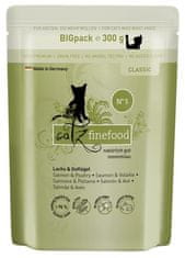 Catz finefood Classic N.05 Losos A Drůbež Sáček 300G