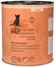 Catz finefood Classic N.25 Kuře A Tuňák Konzerva 800G