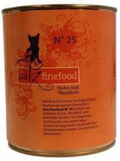 Catz finefood Classic N.25 Kuře A Tuňák Konzerva 800G