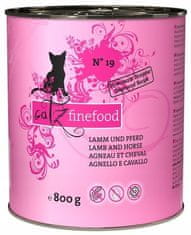 Catz finefood  Classic N.19 Jehněčí A Koňská Konzerva 800G