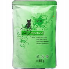 Catz finefood Classic N.23 Hovězí A Kachní Sáček 85G