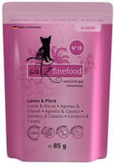 Catz finefood Classic N.19 Jehněčí A Koňský Sáček 85G