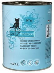 Catz finefood  Classic N.13 Sleď A Krevety Konzerva 400G