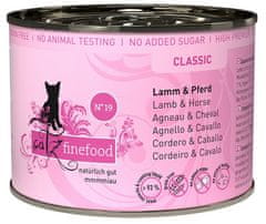 Catz finefood Classic N.19 Jehněčí A Koňská Konzerva 200G