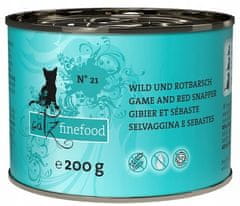 Catz finefood  Classic N.21 Zvěřina A Karmín Konzerva 200G