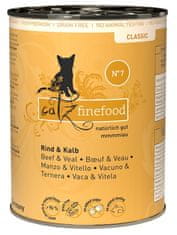 Catz finefood  Classic N.07 Hovězí A Telecí Konzerva 400G