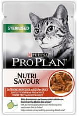 Purina Pro Plan  Plan Cat Sterilised Hovězí Sáček 85G