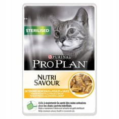 Purina Pro Plan  Plan Cat Sterilised Kuřecí Sáček 85G