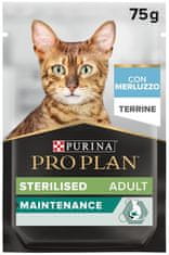 Purina Pro Plan  Plan Cat Sterilised Treska Sáček 75G