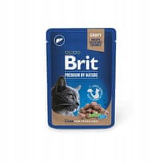 Brit Premium By Nature Cat Sterilised Liver Omáčka Sáček 100G