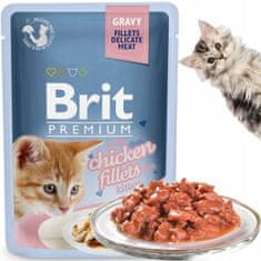 Brit Premium Catten Filety S Kuřecím Sáčkem 85G