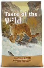 Taste of the Wild  Canyon River Feline Pstruhem A Lososem 6,6Kg