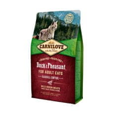 Carnilove Cat Duck & Pheasant Hairball Control - Kachna A Bažant 6Kg