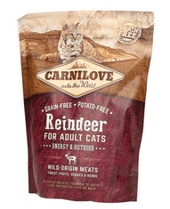 Carnilove Cat Reindeer Energy & Outdoor - Sob 2Kg