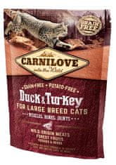 Carnilove Cat Duck & Turkey For Large Breed - Kachna A Krůta 400G