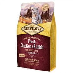 Carnilove Cat Fresh Chicken & Rabbit Gourmand - Kuře A Králík 2Kg