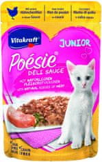 Vitakraft Poesie Deli Sauce Junior Kuřecí Sáček 85G