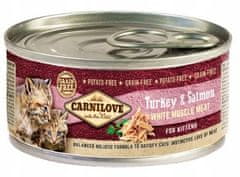 Carnilove Cat Salmon & Turkey For Kittens - Losos A Krůta Konzerva 100G