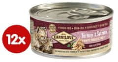Carnilove Cat Salmon & Turkey For Kittens - Losos A Krůta Konzerva 100G