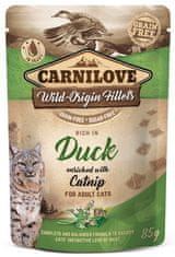 Carnilove Cat Duck & Catnip - Kachna A Koťátko Sáček 85G