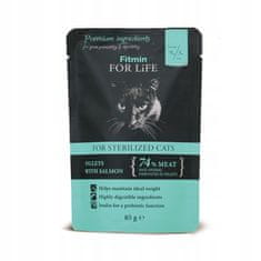 Fitmin Cat For Life Adult Sterilised Salmon Sáček 85G