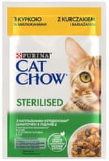 Purina Cat Chow  Chow Sterilised Kuřecí Sáček 85G