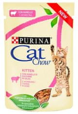 Purina Cat Chow  Chow Kitten Jehněčí Sáček 85G