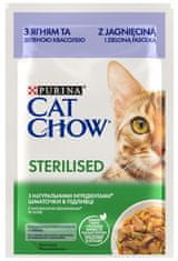 Purina Cat Chow  Chow Sterilised Jehněčí Sáček 85G