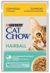 Purina Cat Chow Chow Hairball Kuřecí Sáček 85G