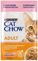 Purina Cat Chow  Chow Losos A Zelené Fazolky Sáček 85G