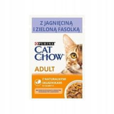 Purina Cat Chow  Chow Jehněčí A Zelené Fazolky Sáček 85G