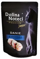 DOLINA NOTECI  Premium Kočka Junior Jídlo Z Tresky A Sardinky Sáček 85G