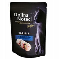 DOLINA NOTECI  Premium Kočka Junior Jídlo Z Tresky A Sardinky Sáček 85G