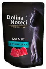 DOLINA NOTECI  Premium Kočka Jídlo Z Tuňáka Sáček 85G