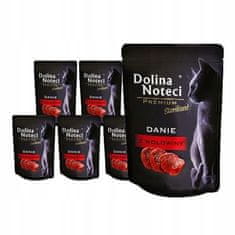 DOLINA NOTECI  Premium Kočka Sterilised Jídlo Z Hovězího Masa Sáček 85G