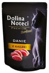 DOLINA NOTECI  Premium Kočka Sterilised Kachní Jídlo Sáček 85G