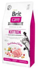 Brit Care Cat Grain Free Kitten Zdravý Růst A Vývoj 2Kg