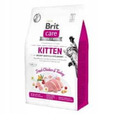Brit Care Cat Grain Free Kitten Zdravý Růst A Vývoj 2Kg