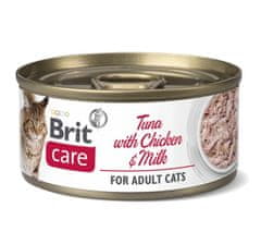 Brit Care Cat Tuna & Chicken And Milk Konzerva 70G