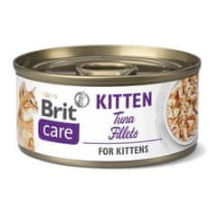 Brit Care Cat Kitten Tuna Filety Plechovka 70G 1 kus