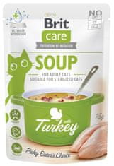 Brit Care Cat Soup Turkey Sáček 75G