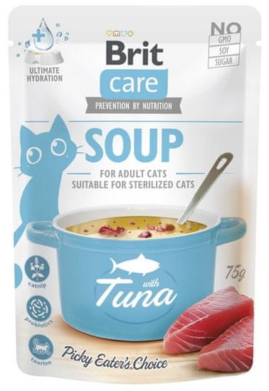 Brit Care Cat Soup Tuna Sáček 75G