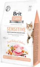 Brit Care Cat Graine Free Sensitive Zdravé Zažívání A Jemná Chuť 2 Kg