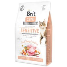 Brit Care Cat Graine Free Sensitive Zdravé Zažívání A Jemná Chuť 2 Kg